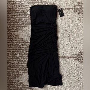 Klassy Network Black Strapless Dress